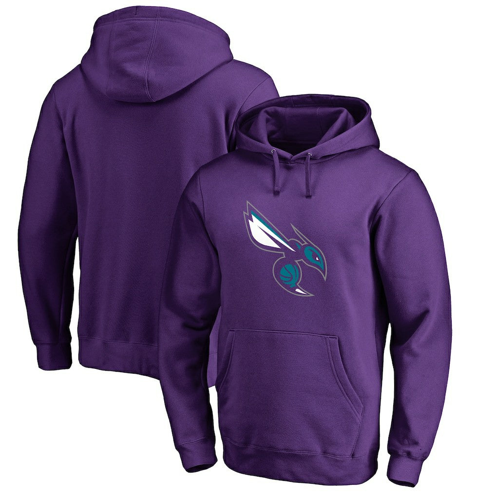 Charlotte Hornets Alternate Logo Pullover Hoodie - Purple on sale