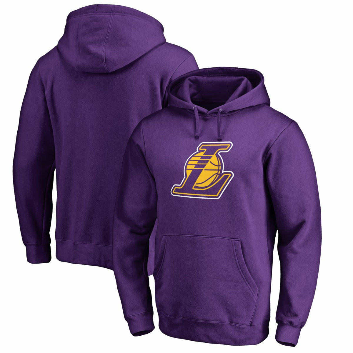 Los Angeles Lakers Alternate Logo Pullover Hoodie - Purple on sale