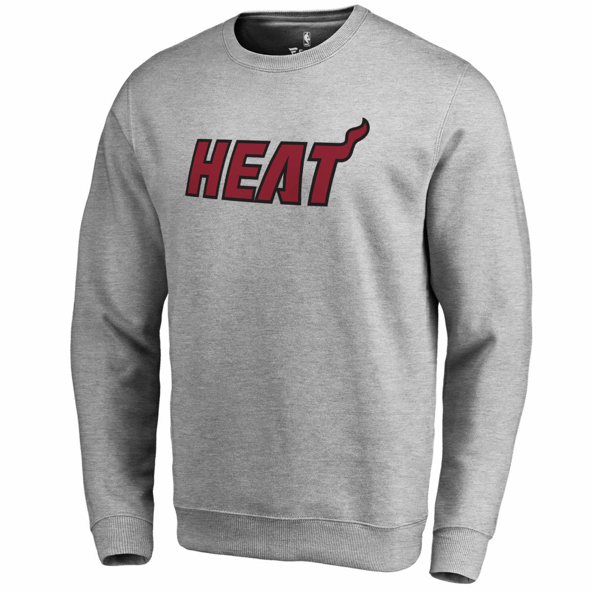 Miami Heat Wordmark Pullover Sweatshirt - Heathered Gray cheap