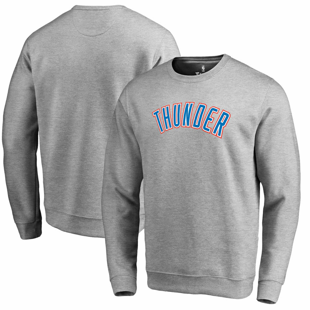 Oklahoma City Thunder Wordmark Pullover Sweatshirt - Heathered Gray online