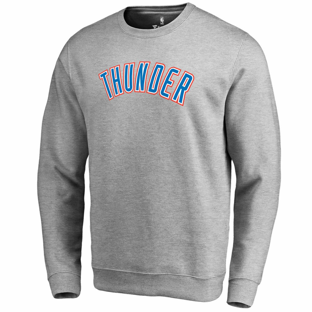 Oklahoma City Thunder Wordmark Pullover Sweatshirt - Heathered Gray online