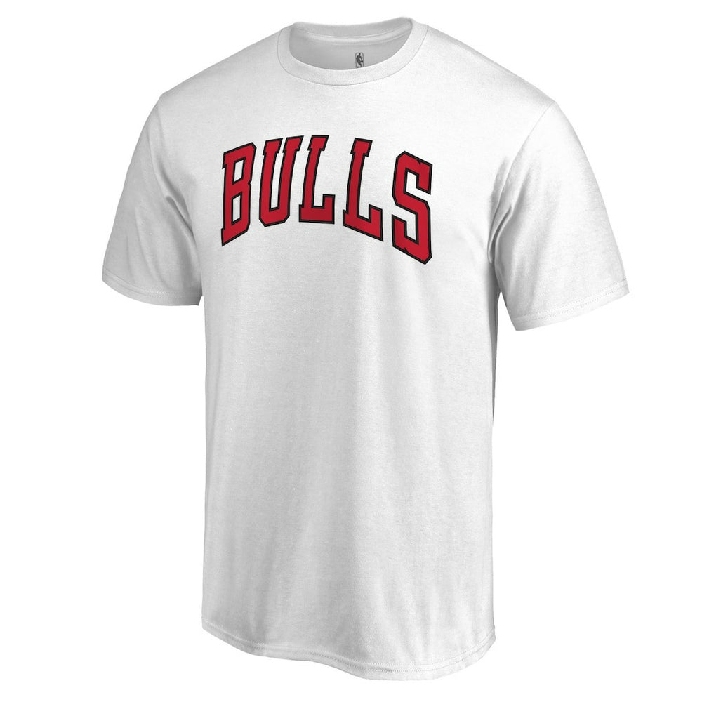 Chicago Bulls Primary Wordmark T-Shirt sale - White cheap