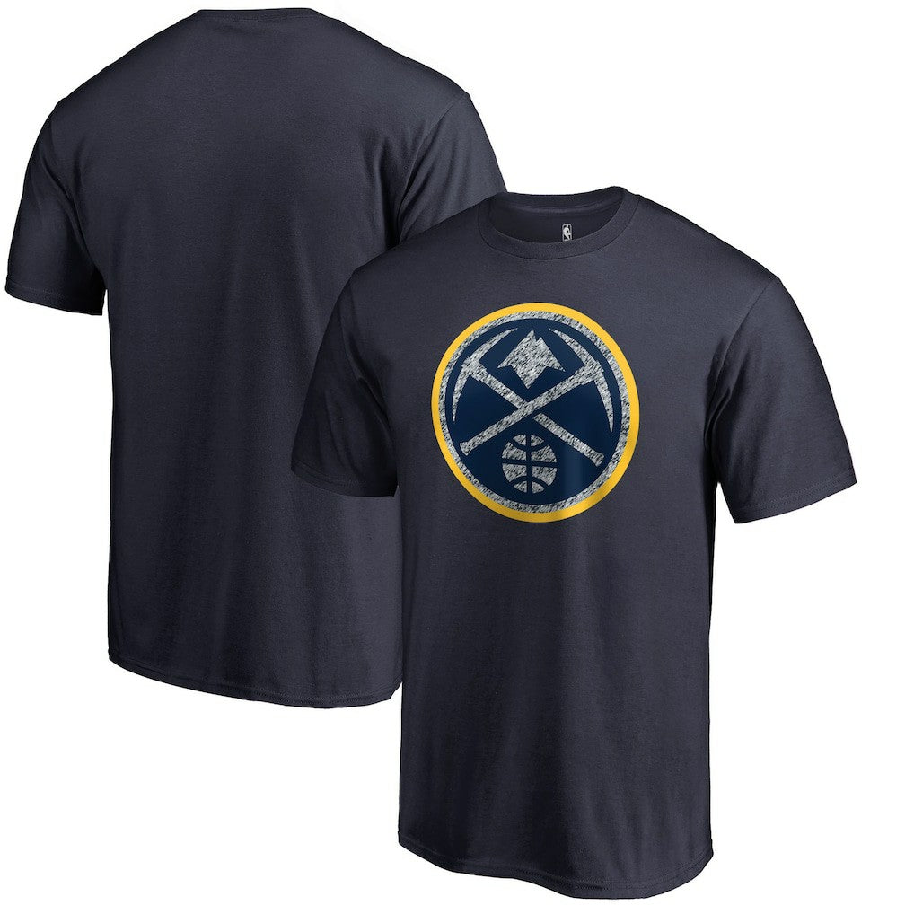 Denver Nuggets Static Logo T-Shirt sale - Navy cheap