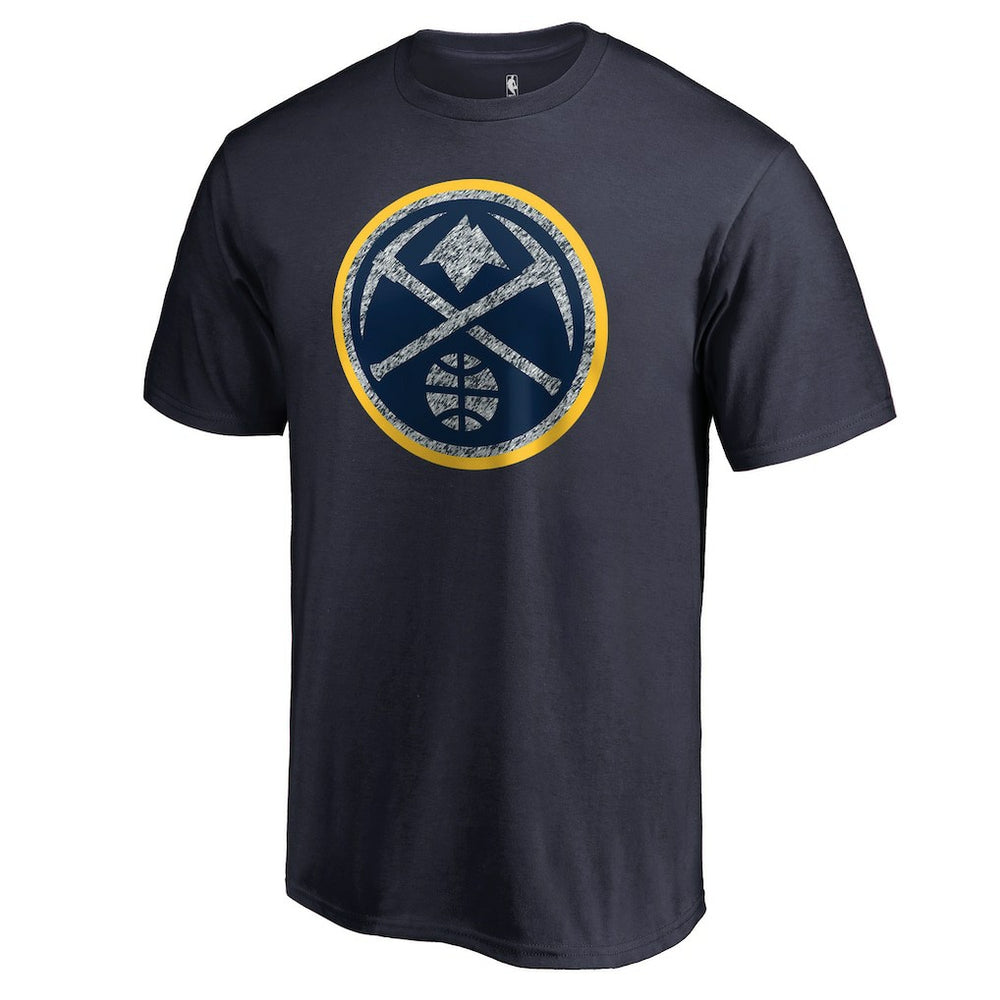 Denver Nuggets Static Logo T-Shirt sale - Navy cheap