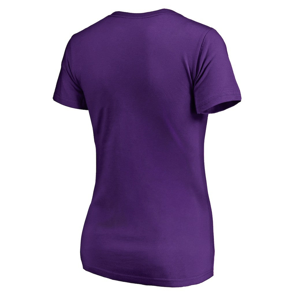Charlotte Hornets Women's Static Logo V-Neck T-Shirt - Purple online