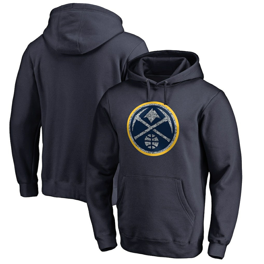 Denver Nuggets Static Logo Pullover Hoodie sale - Navy online