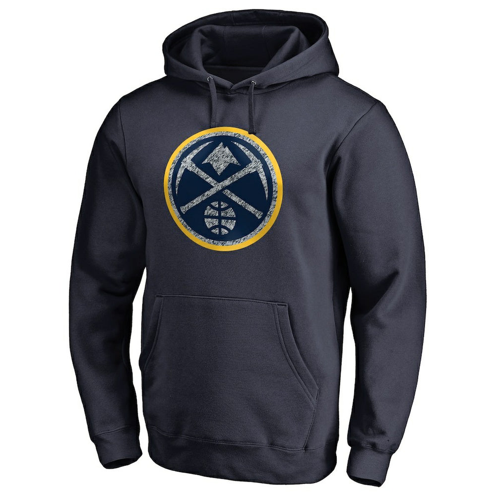 Denver Nuggets Static Logo Pullover Hoodie sale - Navy online