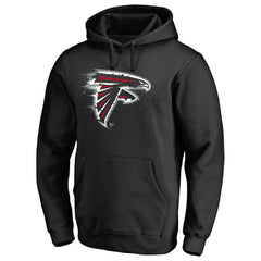 Atlanta Falcons Splatter Logo Pullover Hoodie - Black online