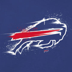 Buffalo Bills Splatter Logo Pullover Hoodie - Royal discount