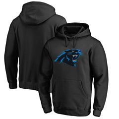 Carolina Panthers Splatter Logo Pullover Hoodie - Black sale