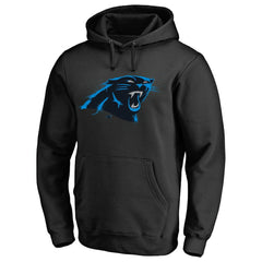 Carolina Panthers Splatter Logo Pullover Hoodie - Black sale