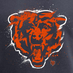 Chicago Bears Splatter Logo Pullover Hoodie - Navy cheap