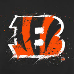 Cincinnati Bengals Splatter Logo Pullover Hoodie - Black for sale