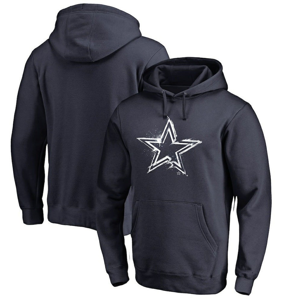 Dallas Cowboys Splatter Logo Pullover Hoodie - Navy online