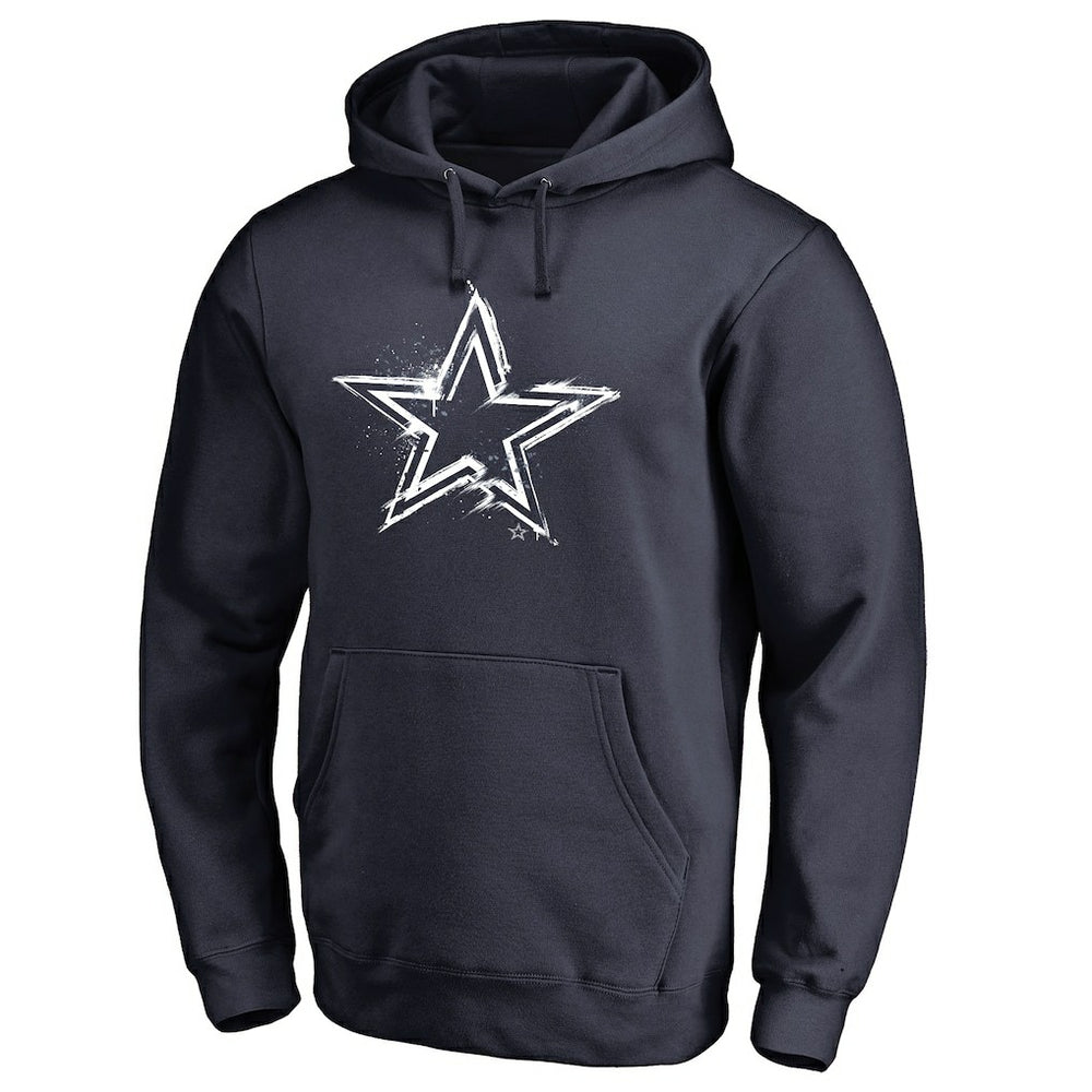Dallas Cowboys Splatter Logo Pullover Hoodie - Navy online