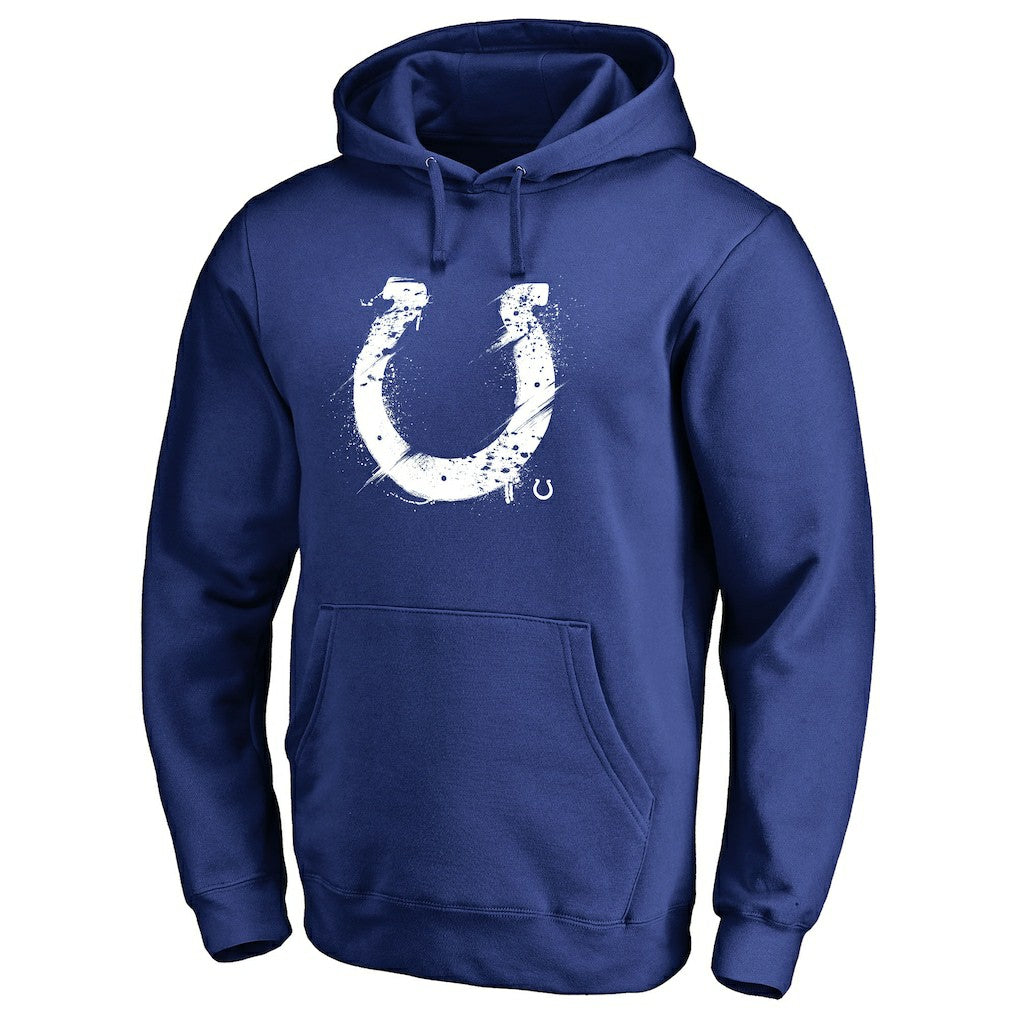 Indianapolis Colts Splatter Logo Pullover Hoodie - Royal sale