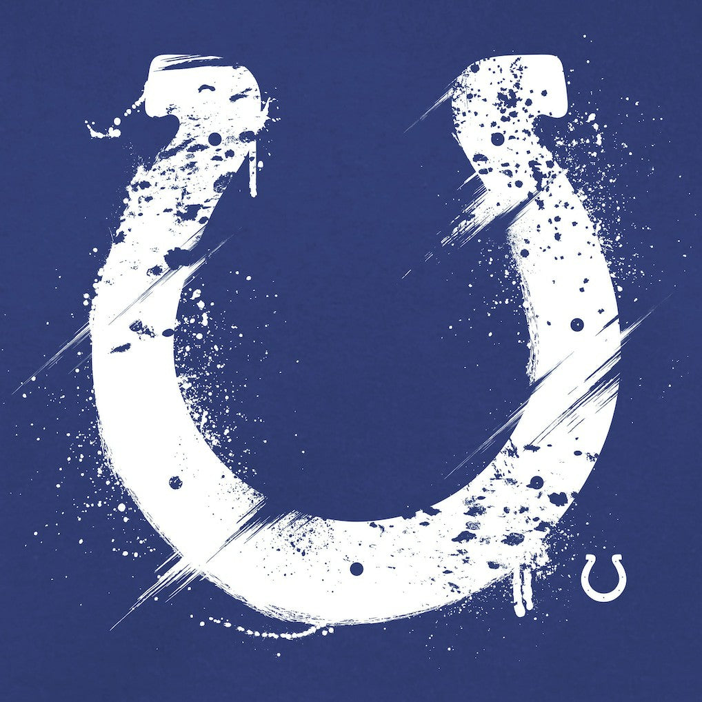 Indianapolis Colts Splatter Logo Pullover Hoodie - Royal sale