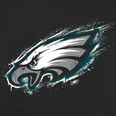 Philadelphia Eagles Splatter Logo Pullover Hoodie - Black cheap