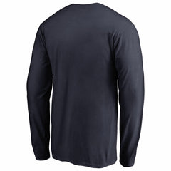 Houston Astros Splatter Logo Long Sleeve T-Shirt - Navy