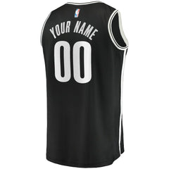 Brooklyn Nets Fast Break Custom Replica Jersey Black - Icon Edition | Fanatics cheap