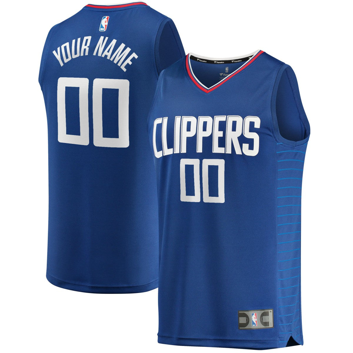 LA Clippers Fast Break Custom Replica Jersey Royal - Icon Edition | Fanatics online