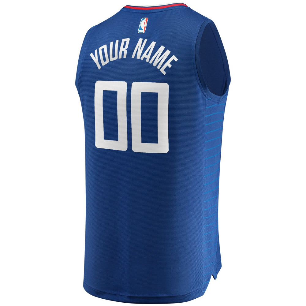 LA Clippers Fast Break Custom Replica Jersey Royal - Icon Edition | Fanatics online