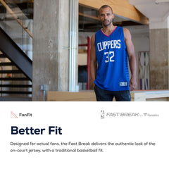 LA Clippers Fast Break Custom Replica Jersey Royal - Icon Edition | Fanatics online