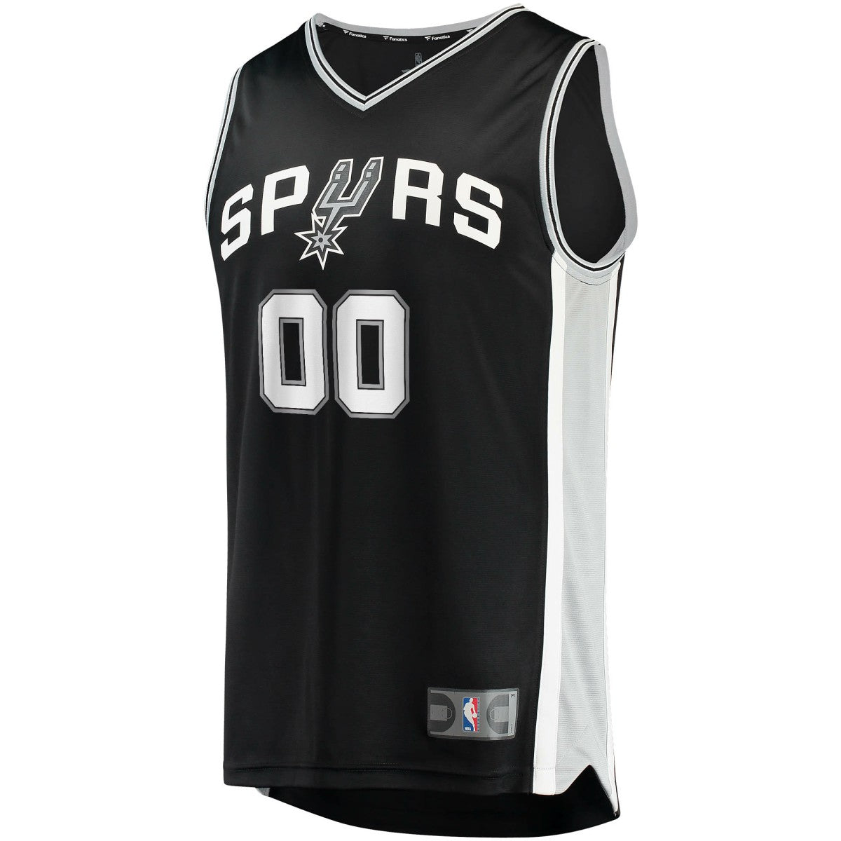 San Antonio Spurs Fast Break Custom Replica Jersey Black - Icon Edition | Fanatics on sale