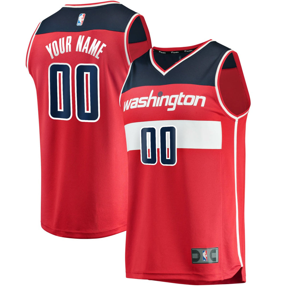 Washington Wizards Fast Break Custom Replica Jersey Red - Icon Edition | Fanatics discount
