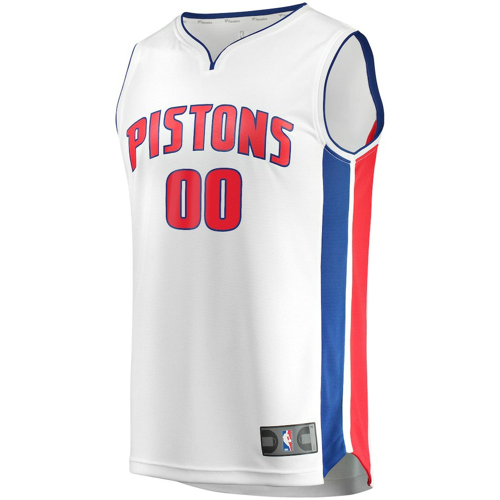 Detroit Pistons Fast Break Custom Replica Jersey White sale - Association Edition | Fanatics outlet