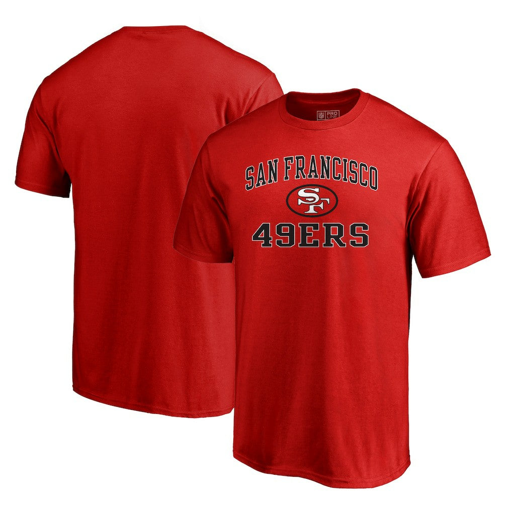 San Francisco 49ers Vintage Collection Victory Arch T-Shirt - Red outlet