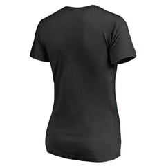 Cincinnati Bengals Women's Vintage Collection Victory Arch V-Neck T-Shirt - Black cheap