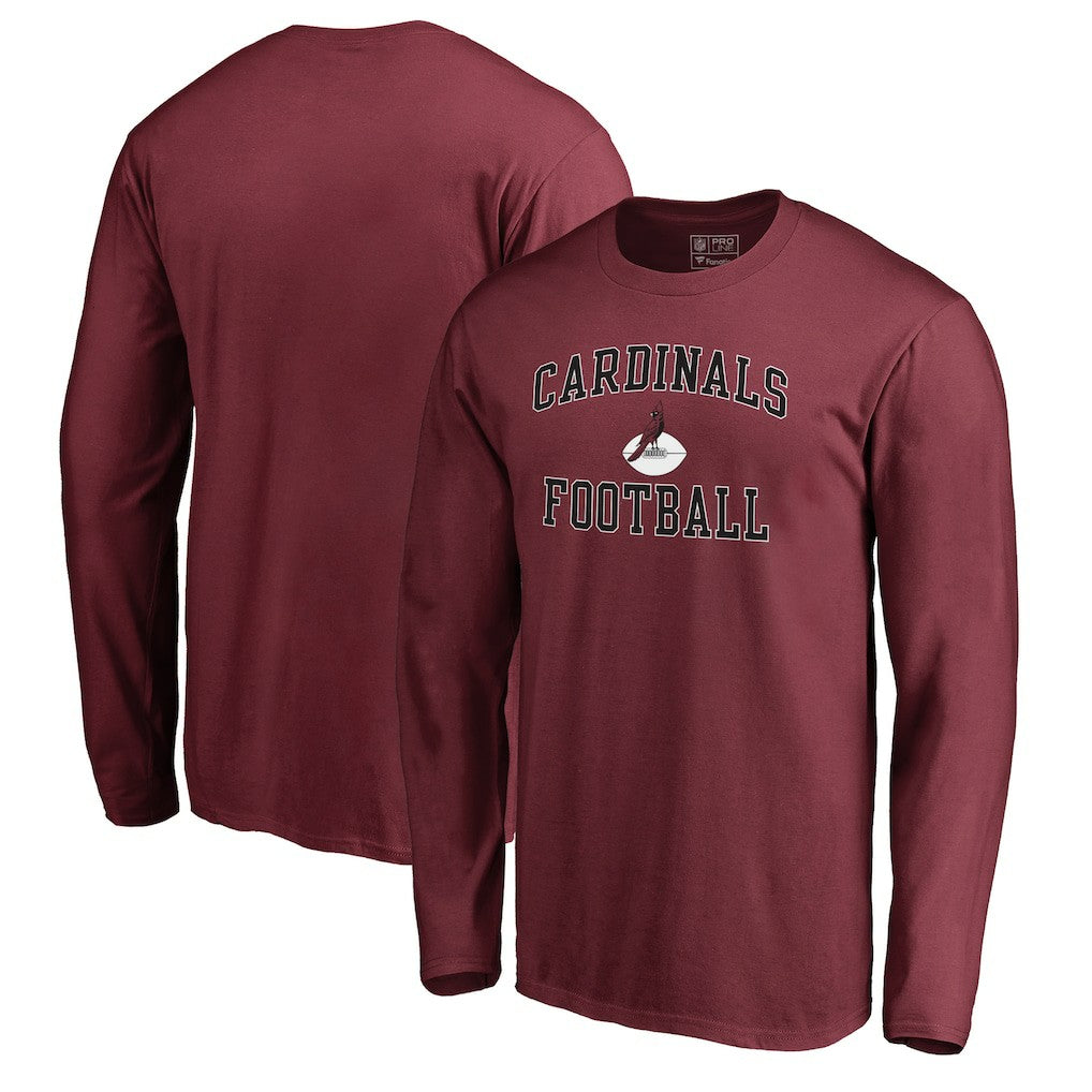 Arizona Cardinals Vintage Collection Victory Arch Long Sleeve T-Shirt - Cardinal on sale
