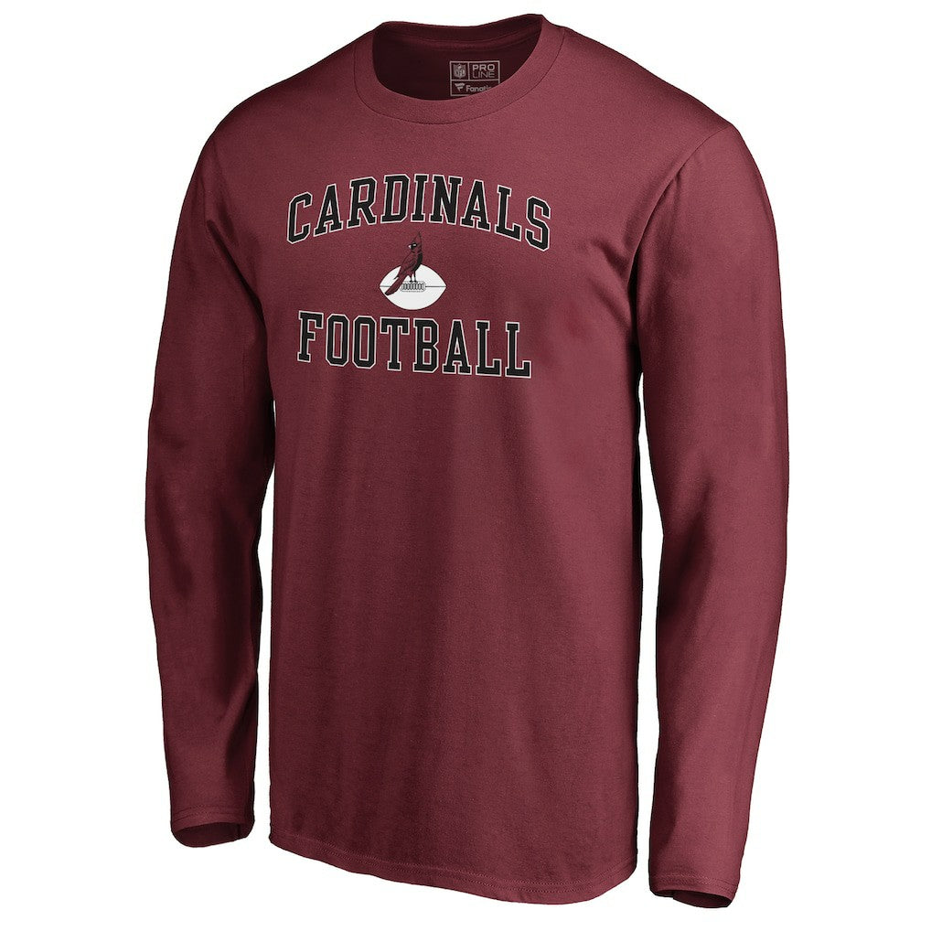 Arizona Cardinals Vintage Collection Victory Arch Long Sleeve T-Shirt - Cardinal on sale