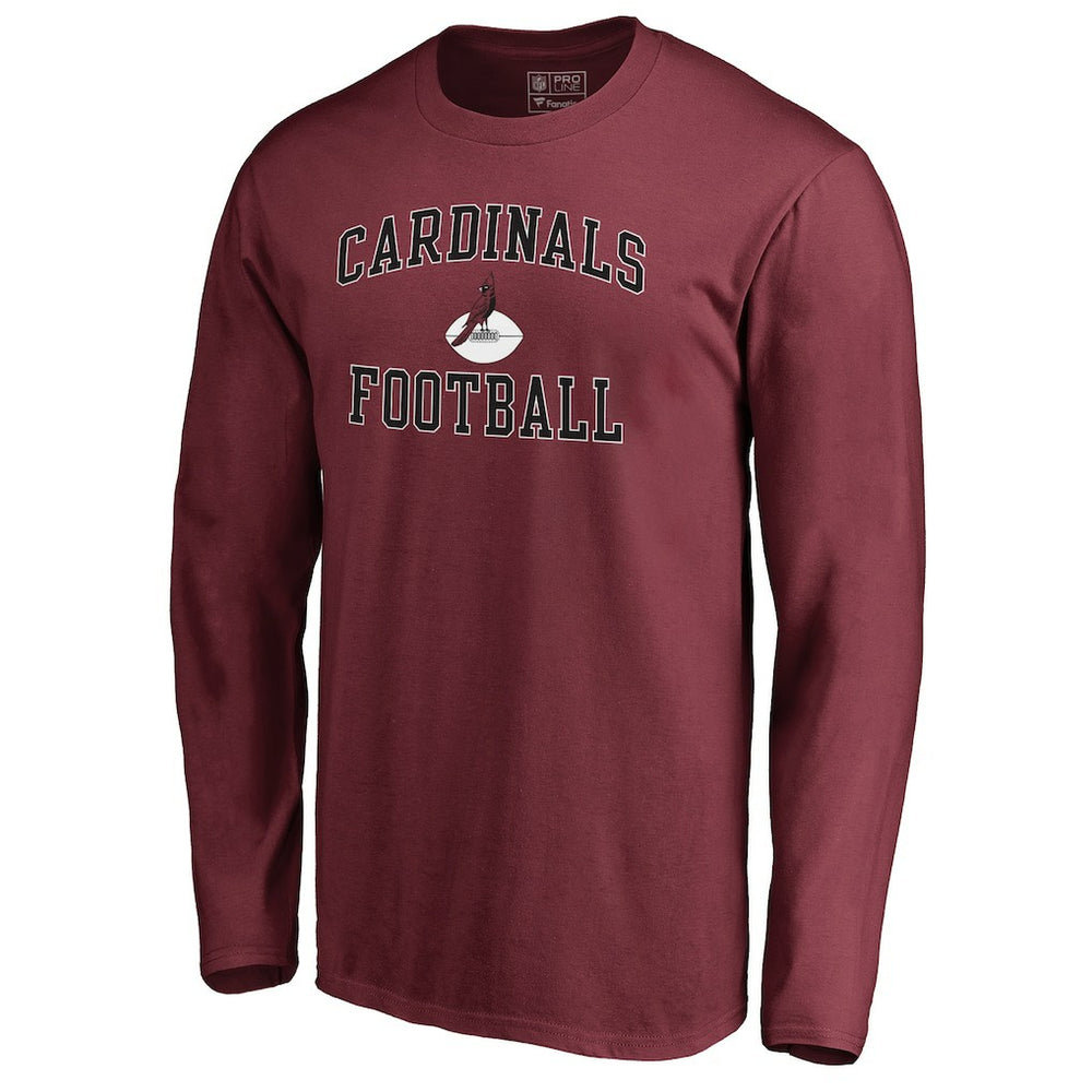 Arizona Cardinals Vintage Collection Victory Arch Long Sleeve T-Shirt - Cardinal on sale