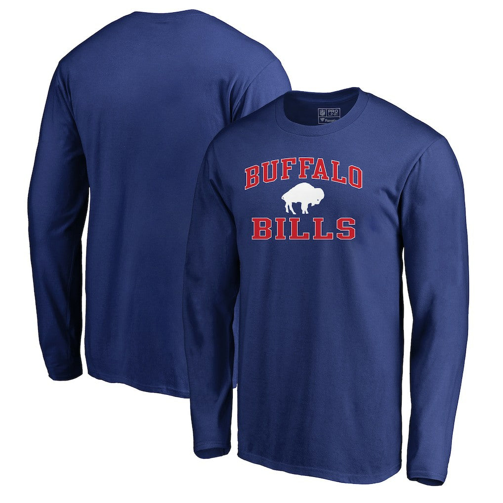 Buffalo Bills Vintage Collection Victory Arch Long Sleeve T-Shirt - Royal cheap