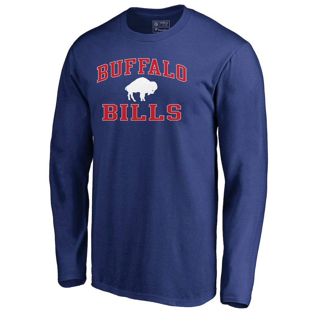 Buffalo Bills Vintage Collection Victory Arch Long Sleeve T-Shirt - Royal cheap