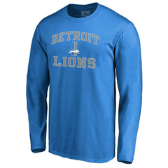 Detroit Lions Vintage Collection Victory Arch Long Sleeve T-Shirt - Blue outlet