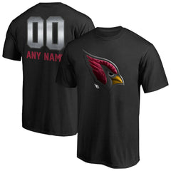 Arizona Cardinals Personalized Midnight Mascot T-Shirt - Black outlet