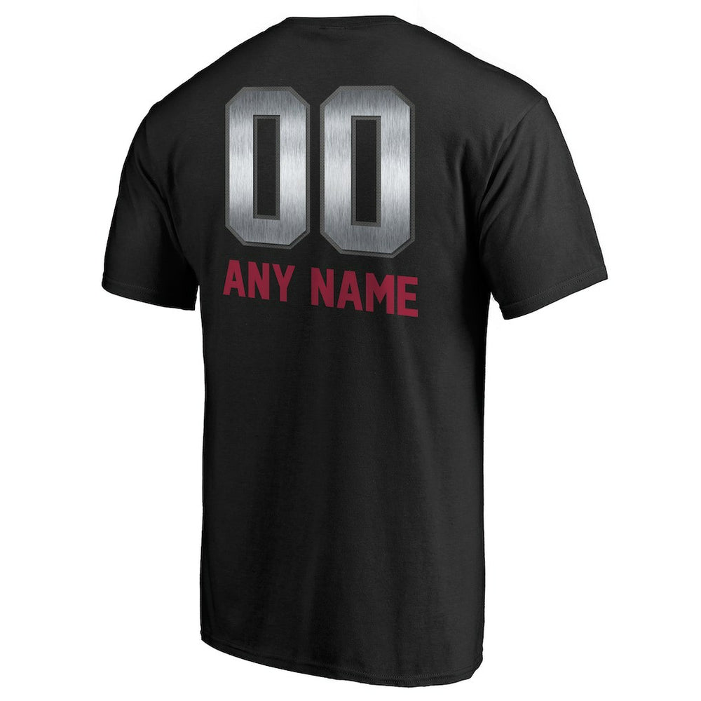 Arizona Cardinals Personalized Midnight Mascot T-Shirt - Black outlet