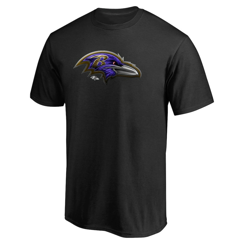 Baltimore Ravens Personalized Midnight Mascot T-Shirt - Black on sale