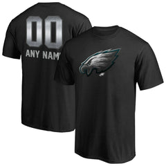 Philadelphia Eagles Personalized Midnight Mascot T-Shirt - Black for sale