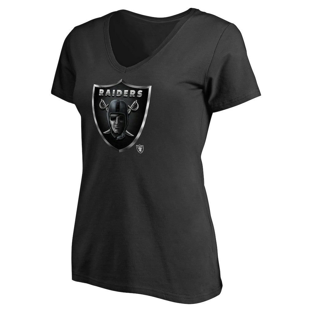 Las Vegas Raiders Women's Personalized Midnight Mascot T-Shirt - Black discount
