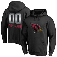 Arizona Cardinals Personalized Midnight Mascot Pullover Hoodie - Black outlet