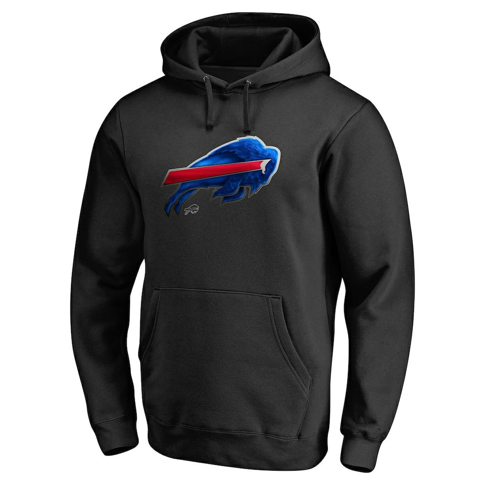 Buffalo Bills Personalized Midnight Mascot Pullover Hoodie - Black discount