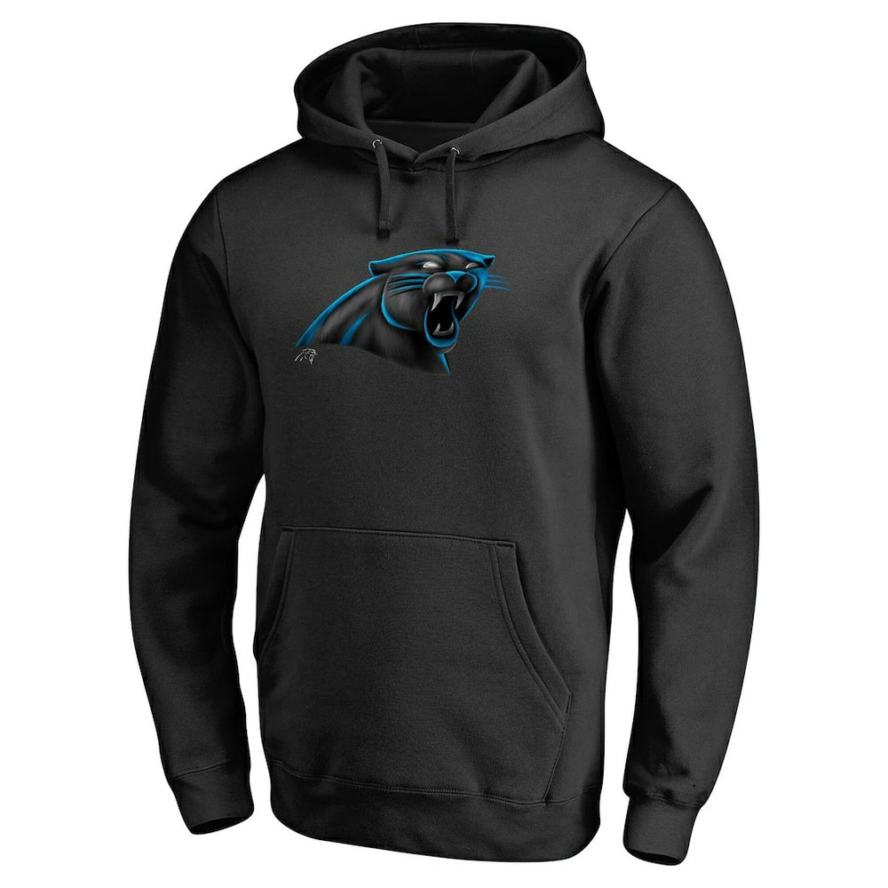 Carolina Panthers Personalized Midnight Mascot Pullover Hoodie - Black for sale