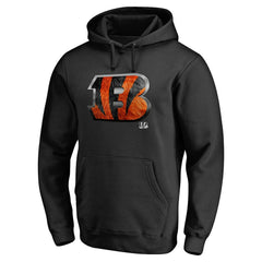 Cincinnati Bengals Personalized Midnight Mascot Pullover Hoodie - Black cheap