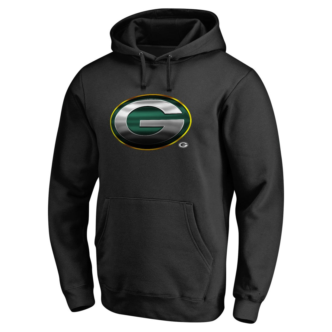 Green Bay Packers Personalized Midnight Mascot Pullover Hoodie - Black online