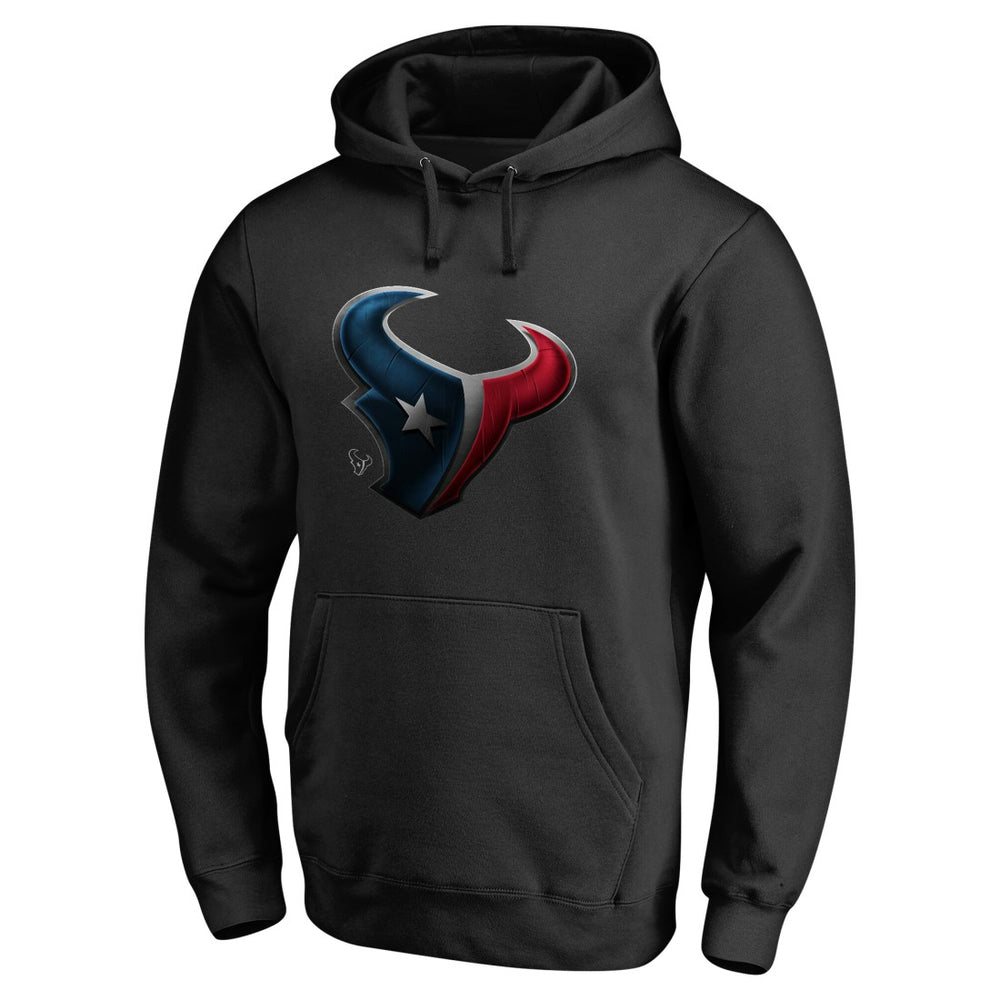 Houston Texans Personalized Midnight Mascot Pullover Hoodie - Black cheap