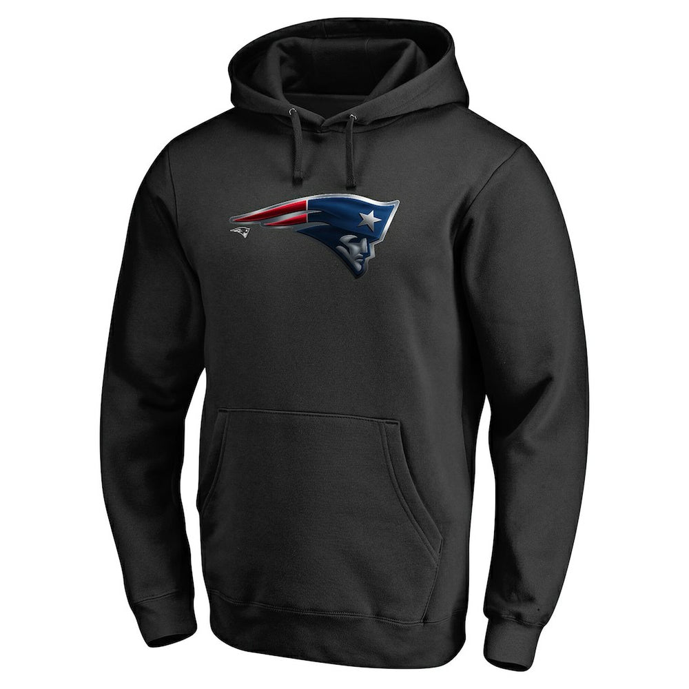 New England Patriots Personalized Midnight Mascot Pullover Hoodie - Black outlet